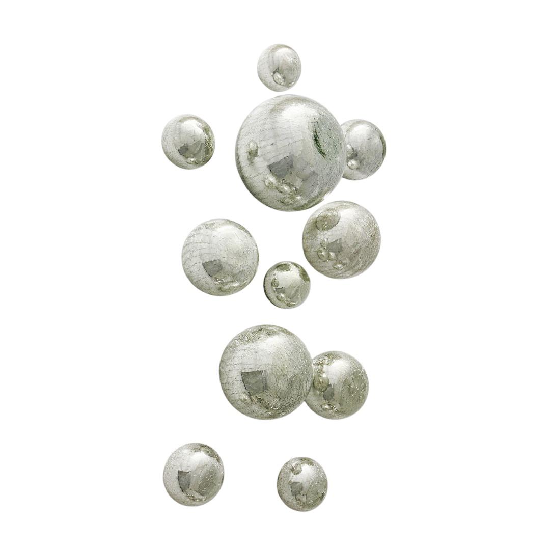 Silver Crackle Decorative Glass Balls, Wall Art Decor Questions & Answers