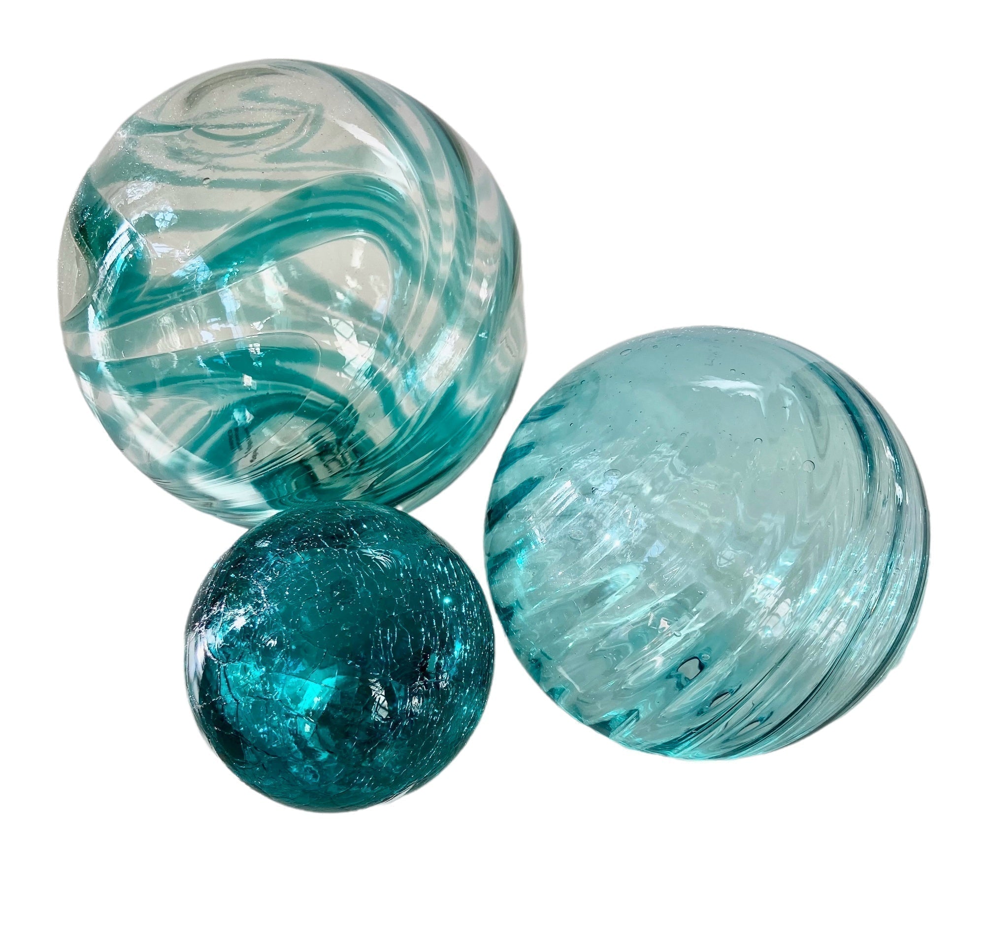 TEAL & SKY Decorative Glass Balls set of 3 Questions & Answers