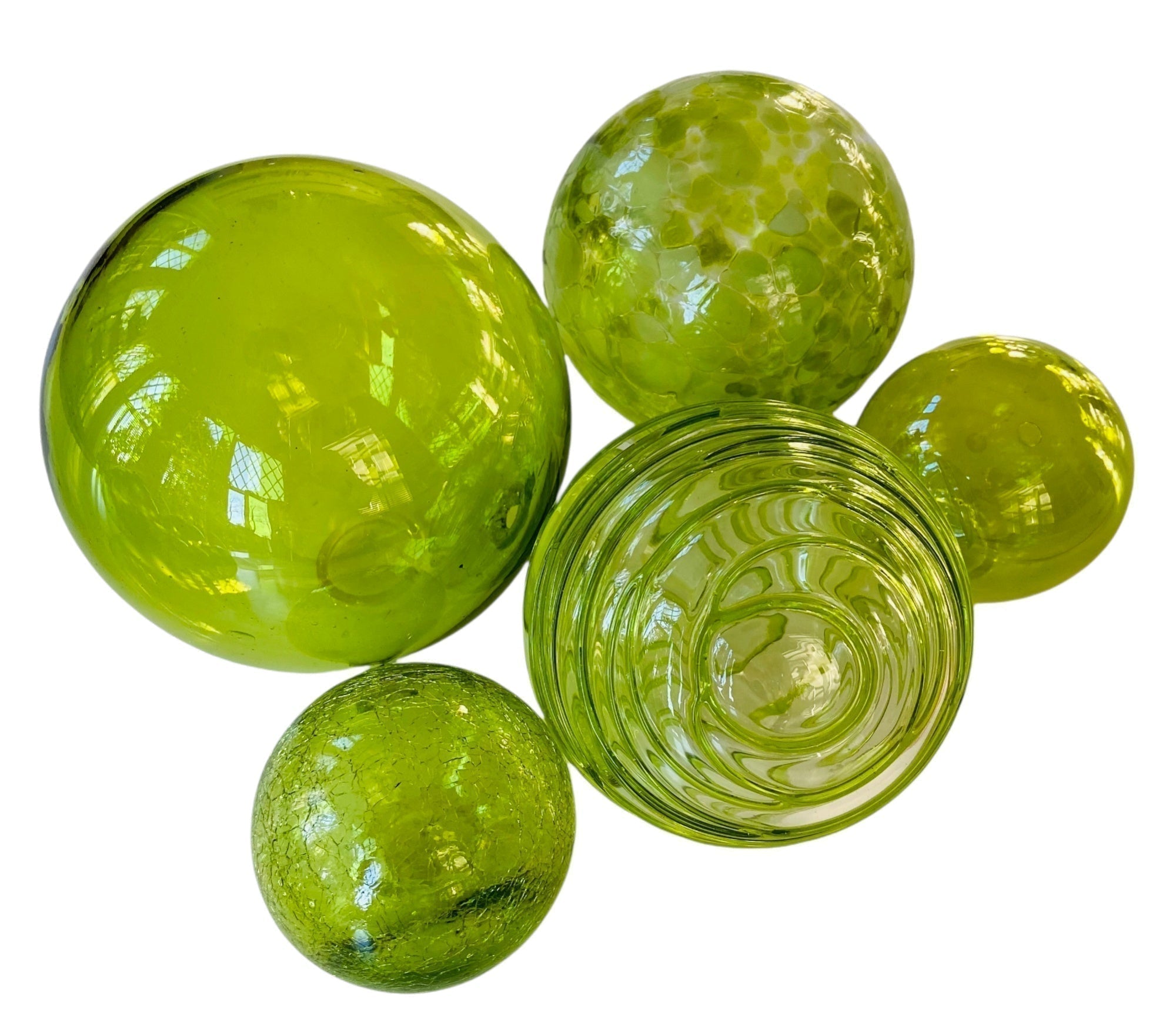 Glass Balls Sphere Set of 5- Lime Questions & Answers