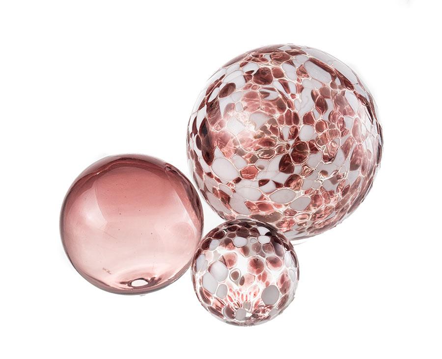 BERRY SPECKLED Decorative Glass Balls set of 3 Questions & Answers